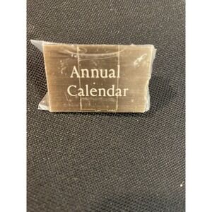 Patek Philippe Watch Display Plaque Brass, "Annual Calendar "